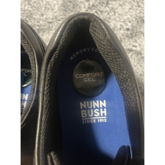 NWT Nunn Bush Kore Men’s Black Leather Comfort Gel Oxford Loafers 10 Wide No Box main image 7